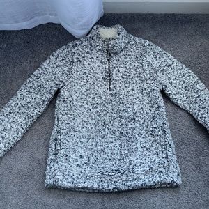 time and tru sherpa quarter zip